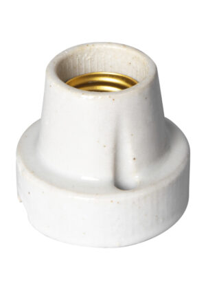 Portalampara cerámico base recta