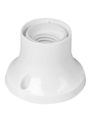 Portalampara E27 plastico base recta
