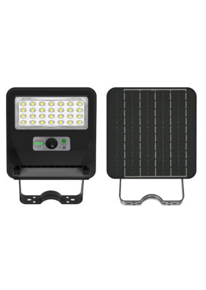 Proyector solar panel incorporado con sensor y control remoto