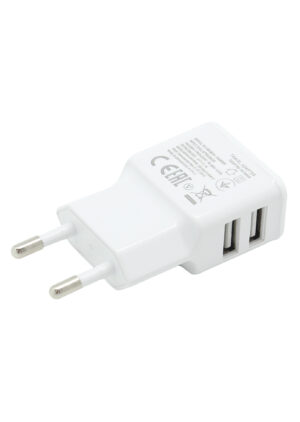 Cargador USB-A 2 puertos 12W