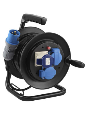 Carrete industrial 2xCEE + 2xSchuko 20 mts