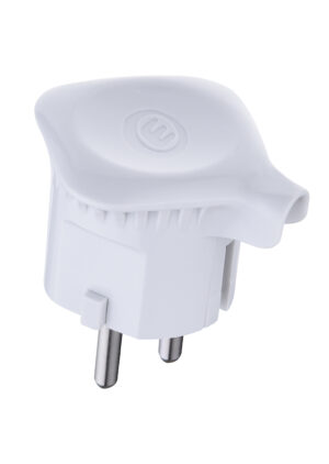 Macho volante schuko 90° 16A 2P+T