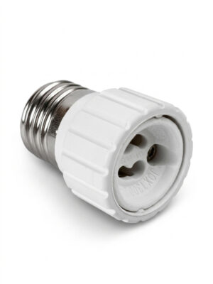 Adaptador rosca GU10 a E27